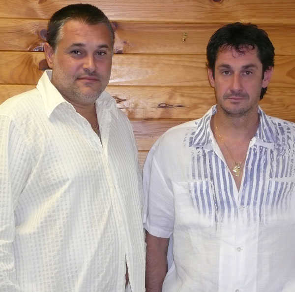 Luc Teuler et Gilles Moll de la Poissonnerie Deloye