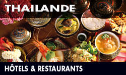 Restaurants et hotels en Thailande