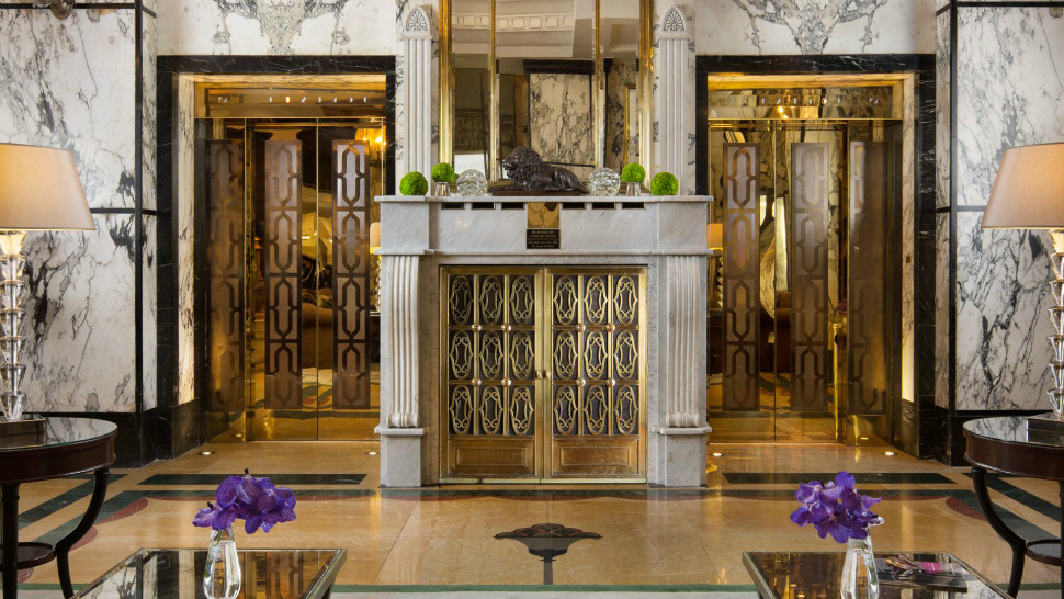 Intérieur Art déco de l'Esplanade Zagreb Hotel