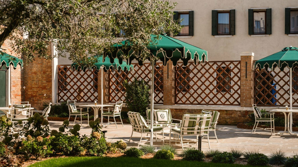 Jardin intérieur de l’Hotel Gabrielli Venezia