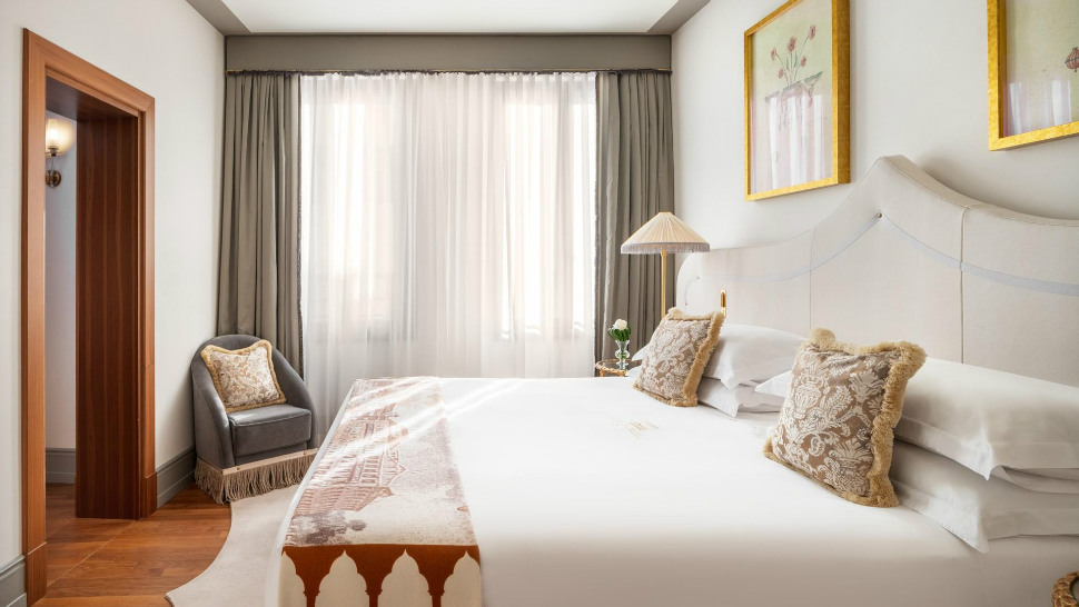 Suite avec vue sur la lagune de l’Hotel Gabrielli Venezia
