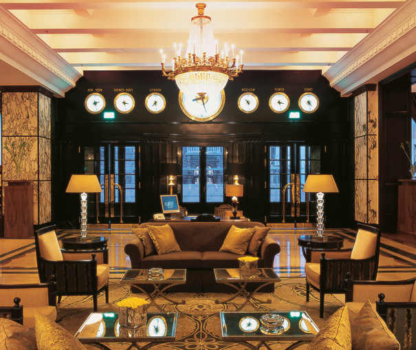 Le lobby de l'Esplanade Zagreb Hotel