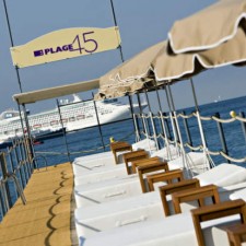 Plage 45 Cannes, Chic et gourmet