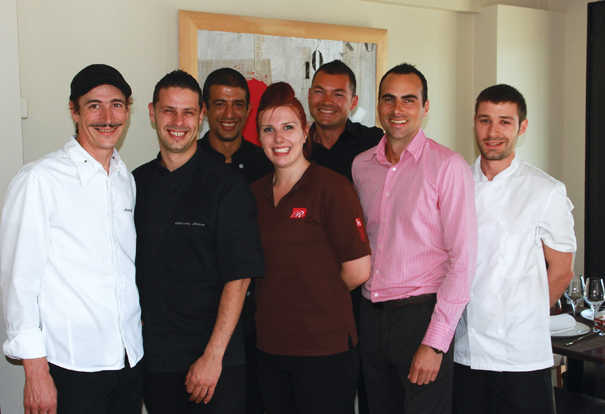 Antine Marret et son équipe