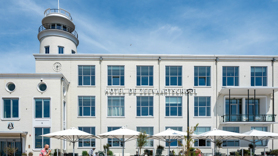 Façade de Hotel De Zeevaartschool à Vlissingen