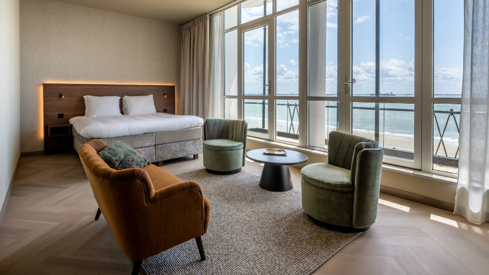 Chambre avec vue sur la mer à Hotel De Zeevaartschool à Vlissingen