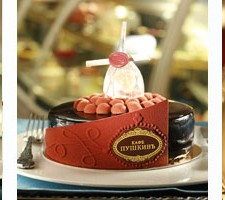 La pâtisserie du Café Pouchkine à Moscou