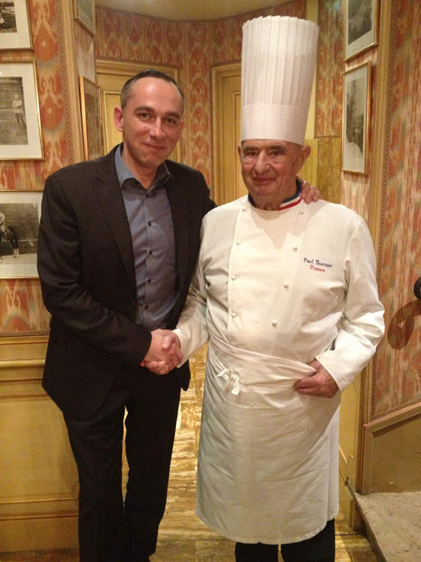 Olivier Gourmelon et Paul Bocuse