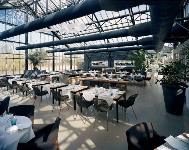 salle-restaurant De Kas Amsterdam