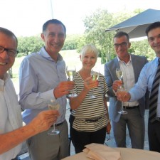 Jérôme Viaud, Maire de Grasse, amateur de gastronomie, au Château la Bégude